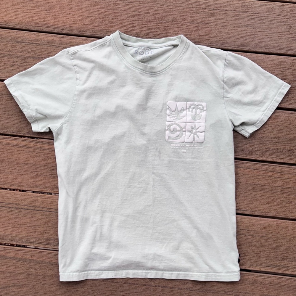 Rode Men's Mint Green T-Shirt